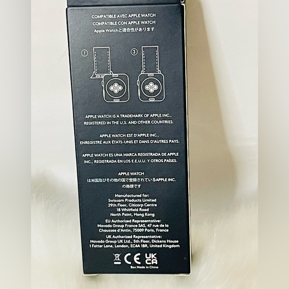SOLD New in-box Coach Apple watch Pink Silicon strap 38mm and 40mm - Picture 7 of 7